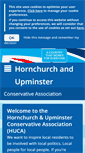 Mobile Screenshot of hornchurchandupminsterconservatives.com